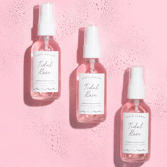 TIDAL ROSE Crystal Hydration Toner - Soothes Inflammation & Tones | Rose Water + Rose Quartz + White Tea