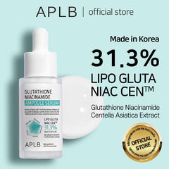 APLB Glutathione Niacinamide Ampoule Serum, 1.35 FL.OZ/Korean Skincare