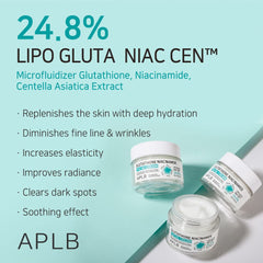 APLB Glutathione Niacinamide Facial Cream 1.86 FL.OZ/Korean Skincare