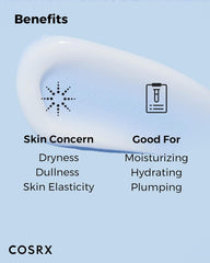 COSRX Hyaluronic Acid Moisturizing Cream, Long-lasting Hydration, Rich Moisturizer