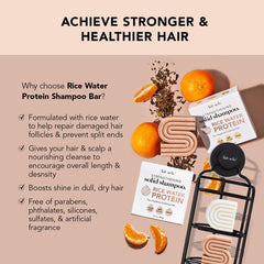 KITSCH Rice Water Protein Shampoo Bar For Hair Growth