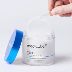 Medicube Zero Pore Pads 2.0 - Dual-Textured Facial Toner Pads for Exfoliation