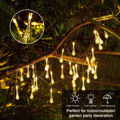 Dew Droplets 20 LED Solar Lights Falling Like Dew