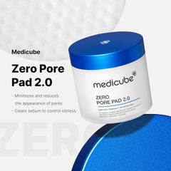 Medicube Zero Pore Pads 2.0 - Dual-Textured Facial Toner Pads for Exfoliation