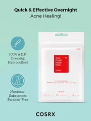 COSRX Acne Pimple Master - Absorbing Hydrocolloid Original 3 Size Patches for Blemishes