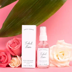 TIDAL ROSE Crystal Hydration Toner - Soothes Inflammation & Tones | Rose Water + Rose Quartz + White Tea