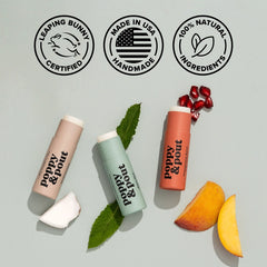 Poppy & Pout Sweet Mint Jumbo Lip Balm