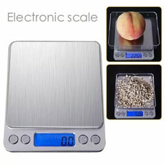 Small Digital Food Scale Ounce OZ And Gram Scale Includes 2 Trays And Batteries, 9 Units