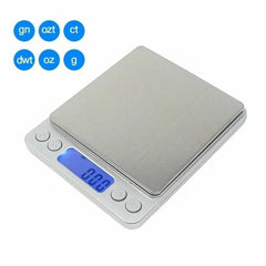 Small Digital Food Scale Ounce OZ And Gram Scale Includes 2 Trays And Batteries, 9 Units