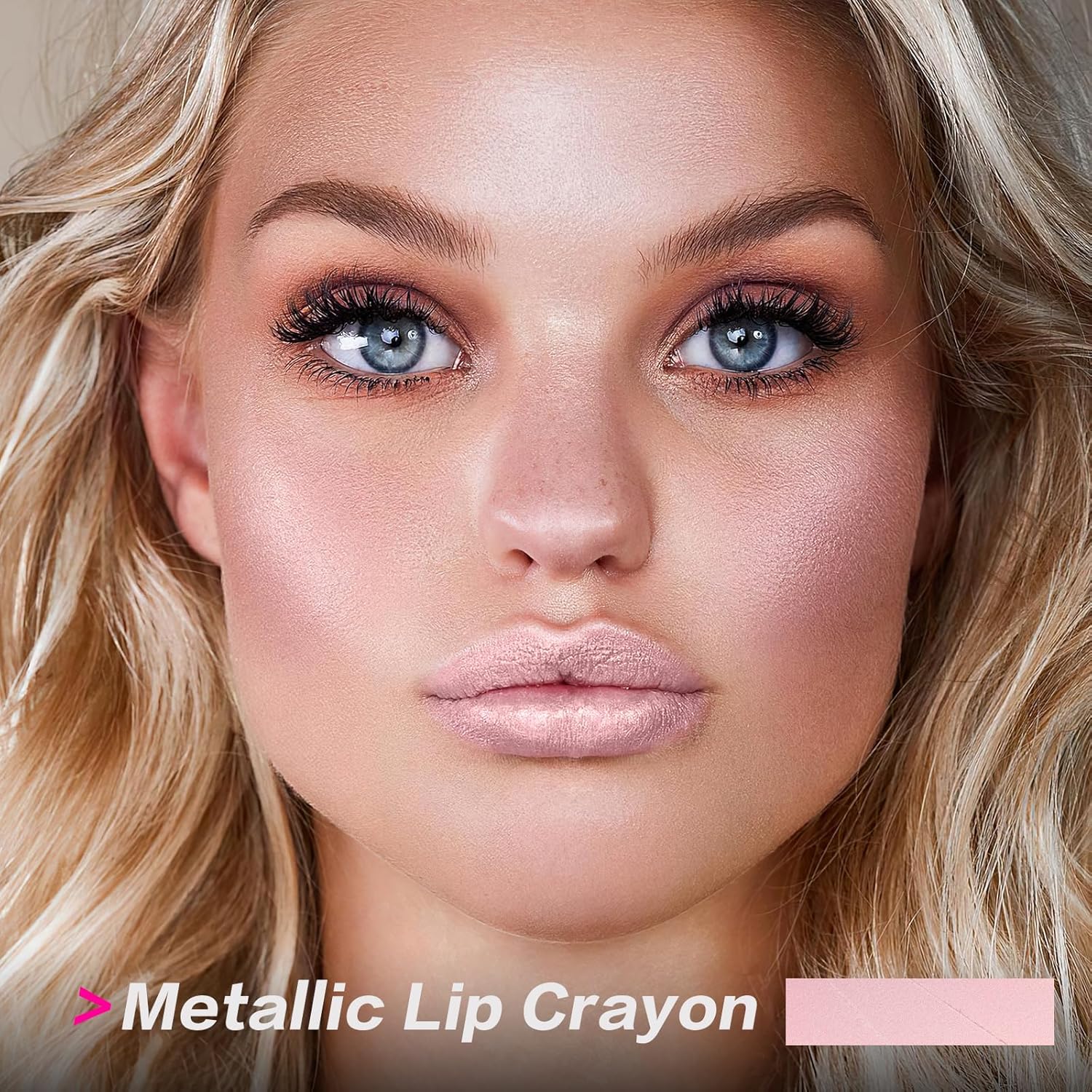 FOCALLURE Ultra Chic Metallic Lipstick,Rich Vitamin E Lip Crayon,Shinning Color without Drying, Long Lasting Lips Makeup,#26 Salt Lake focallure ultra chic metallic lipstick,rich vitamin e lip crayon,lightweight shinning color without drying or fading,long lasting lips makeup,#26 salt lake