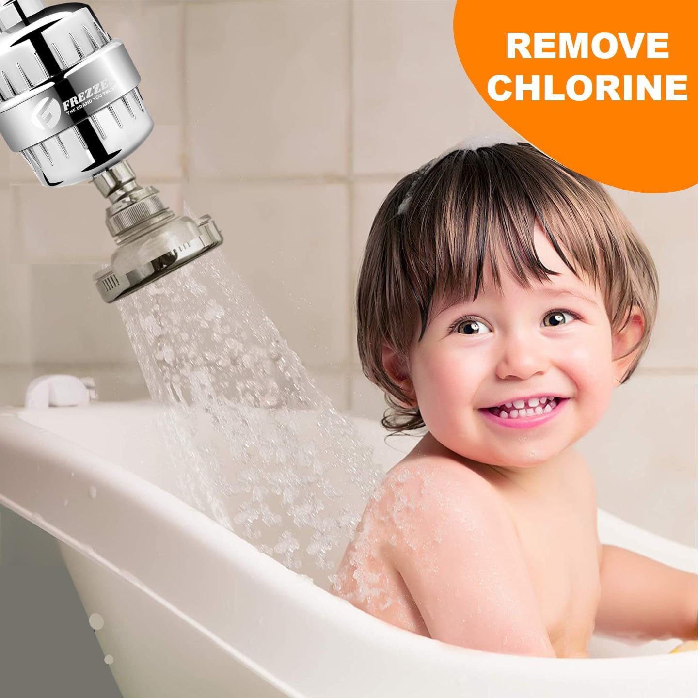 frezzel shower filter for hard water – 17 stage universal shower head filter with vitamin c – fits handheld, rain & fixed showerheads frezzel shower filter for hard water – 17 stage universal shower head filter with vitamin c – fits handheld, rain & fixed showerheads